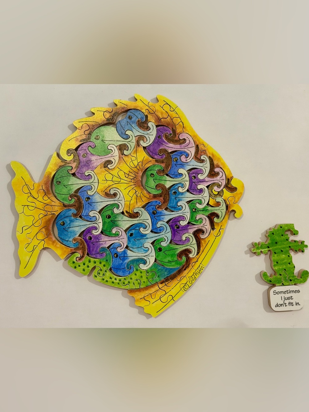 Stave Wooden Jigsaw Puzzle “School’s Out” Teaser 2018 - 48 pieces